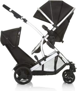 BERKATMARKT - Hauck Duett 2 Dubbele Kinderwagens Voor Baby's En Kinderen, Omkeerbare Zitting, In Hoogte Verstelbaar, Zonwering, Regenbescherming, Opvouwbaar, Tot 36 Kg, Zwarte Woud -Babyproducten Winkel 1011x1200