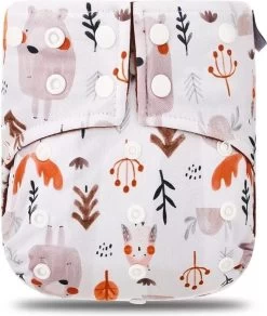 BonBini´s Wasbare Luiers - 3-pack Voordeelverpakking Luiers 3-15 Kg - Luierbroekje - Dubbele Antilek Preventie - Zwemluier Drukknoopjes En Verstelbaar Maat S, M, L Maat 1 T/m 5 - 3 Stuks -Babyproducten Winkel 1015x1200