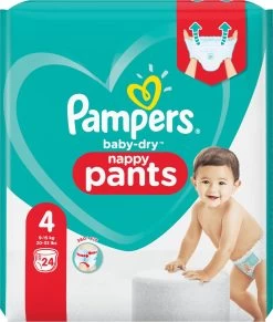 Pampers® Pampers Baby-Dry Pants Maat 4 (9kg-15kg) - 24 Luierbroekjes -Babyproducten Winkel 1019x1200 1