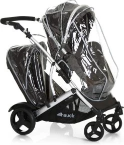 BERKATMARKT - Hauck Duett 2 Dubbele Kinderwagens Voor Baby's En Kinderen, Omkeerbare Zitting, In Hoogte Verstelbaar, Zonwering, Regenbescherming, Opvouwbaar, Tot 36 Kg, Zwarte Woud -Babyproducten Winkel 1021x1200 1