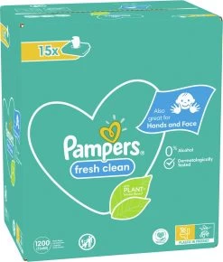 Pampers® Pampers - Fresh Clean - Billendoekjes - 3600 Doekjes - 45 X 80 -Babyproducten Winkel 1023x1200