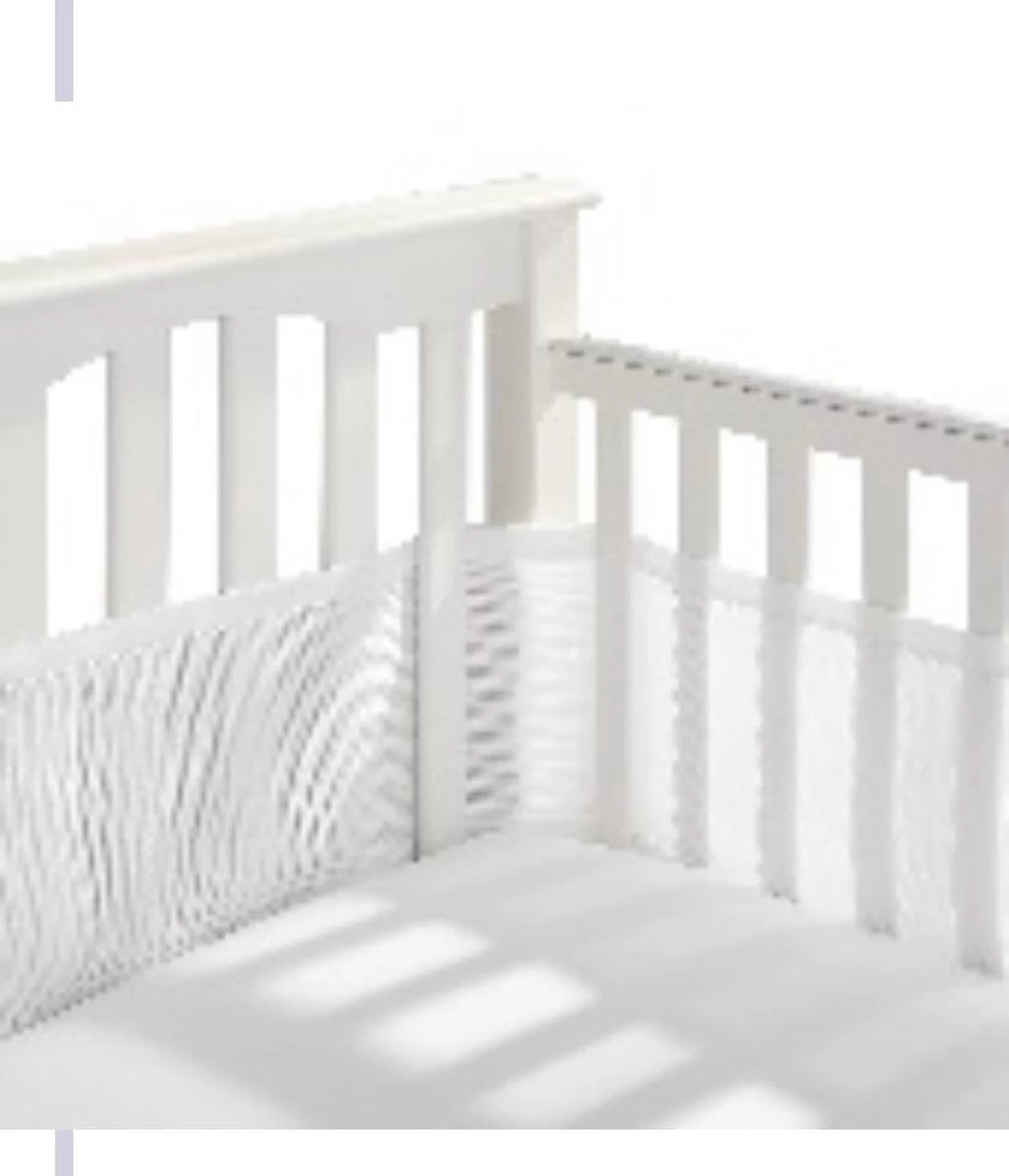 Buxibo - Baby Bed Omrander - Bedbumper - Hoofdbeschermer - Set Van 2 - 340x30cm & 160x30cm 13 Buxibo - Baby Bed Omrander - Bedbumper - Hoofdbeschermer - Set Van 2 - 340x30cm & 160x30cm - Afbeelding 13
