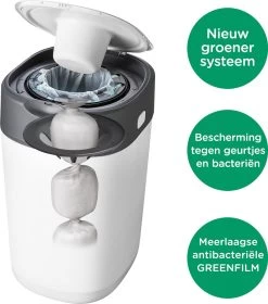 Tommee Tippee Milieuvriendelijke Twist & Click Luieremmer - Met 1 Navulcassette - Groen -Babyproducten Winkel 1060x1200 6