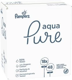Pampers® Pampers Aqua Pure Billendoekjes - 864 Doekjes -Babyproducten Winkel 1084x1200