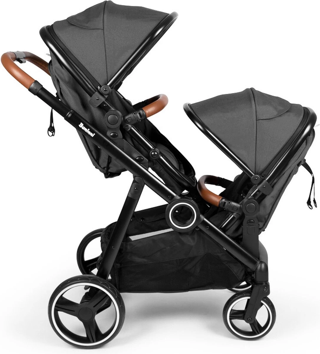 Baninni Duo Kinderwagen Luiz Grijs 6 Baninni Duo Kinderwagen Luiz Grijs - Afbeelding 6