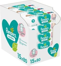 Pampers® Pampers Sensitive Billendoekjes - 1200 Doekjes -Babyproducten Winkel 1105x1200 1