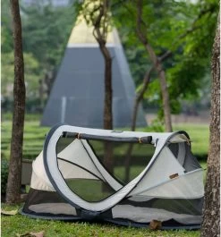 Deryan Peuter Luxe Campingbedje – Inclusief Zelfopblaasbare Matras - Cream -Babyproducten Winkel 1118x1200 1