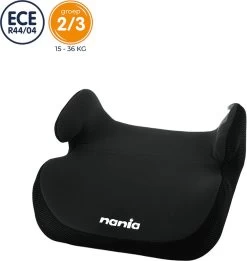 Nania - Zitverhoger Topo - Groep 2/3 (van 15 Tot 36 Kg) - 3 Tot 12 Jaar - Zwart