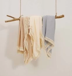 Hydrofiele Doek XL Met Franjes - 120x120 Cm - Taupe -Babyproducten Winkel 1138x1200 1