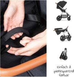 Hauck UpTown Buggy - Met één Hand Opvouwbaar - Zwart -Babyproducten Winkel 1143x1200 5