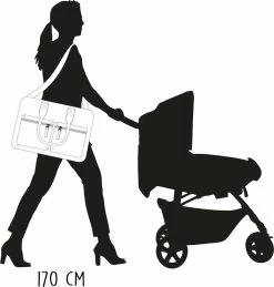 Kidzroom Black And White Luiertas - Zwart - Ophanglussen Kinderwagen - Verschoonmatje - Verstelbare Schouderband -Babyproducten Winkel 1144x1200 4