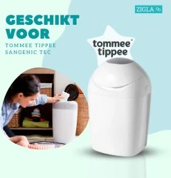 Zigla – 6x Luieremmer Navulling – Navulcassette - Geschikt Voor Tommee Tippee Sangenic Tec -Babyproducten Winkel 1152x1200 1
