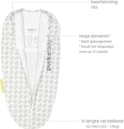 Puckababy Inbakerslaapzak Original Mini 3-6 Maanden - Sheep Clouds -Babyproducten Winkel 1155x1200 3