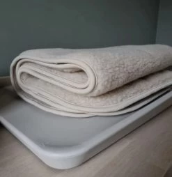 WOLLIES Amsterdam Ledikant Deken - Amandel - Merino Wol - 95 X 135 Cm -Babyproducten Winkel 1166x1200 6