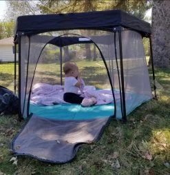 Deryan Draagbare Kinderbox - Zwart - Vaste Matrasbodem - Reisbox - Campingbedje -Babyproducten Winkel 1167x1200 6