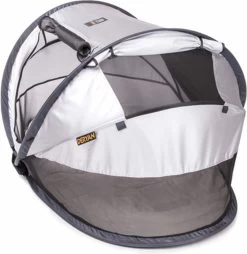 Deryan Peuter Luxe Campingbedje – Inclusief Zelfopblaasbare Matras - Silver -Babyproducten Winkel 1169x1200 2