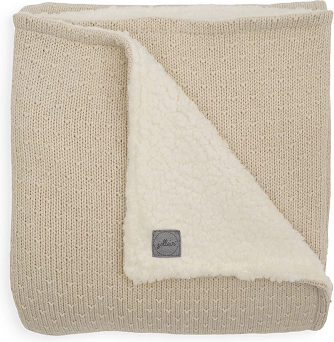 Jollein Baby Deken Ledikant 100x150cm Bliss Knit - Nougat 1 Jollein Baby Deken Ledikant 100x150cm Bliss Knit - Nougat