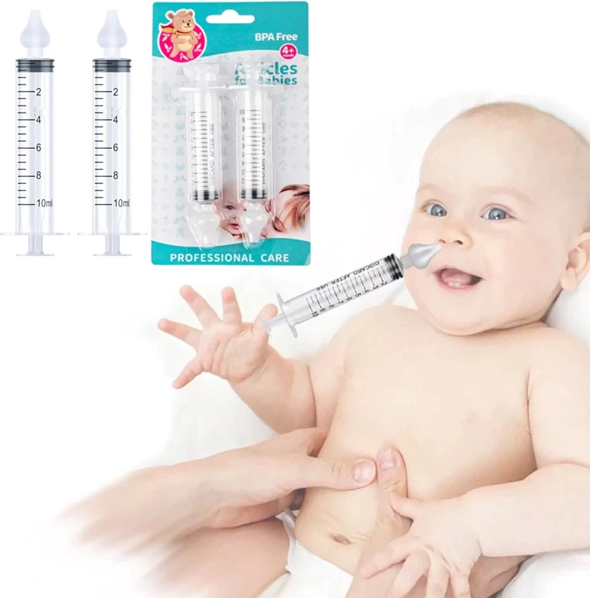 BabyBreathe - Vlot Ademen Voor Baby’s - Spuitje Om Snot En Slijm Weg Te Krijgen - Gebruiksvriendelijke Variant Voor Neuspeer. 1 BabyBreathe - Vlot Ademen Voor Baby’s - Spuitje Om Snot En Slijm Weg Te Krijgen - Gebruiksvriendelijke Variant Voor Neuspeer.
