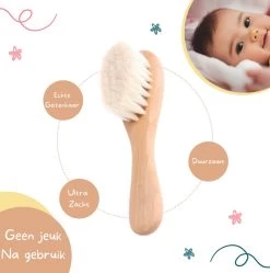 Baby Borstel - Baby Haarborstel - Baby Verzorging Set - Baby Borstel En Kam - Houten Baby Kam - Haarborstel Set - Babyshower Gift- Baby Verzorgingsproducten - Baby Kam - Kraamcadeau -Babyproducten Winkel 1188x1200 4