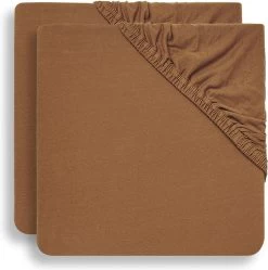 Jollein Baby Hoeslaken Boxmatras Jersey 75x95cm - Caramel - 2 Stuks -Babyproducten Winkel 1189x1200 8