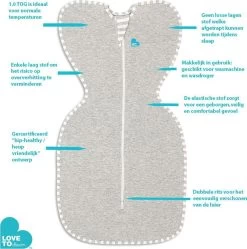 Love To Dream™ Babyslaapzak Swaddle Up™ - Inbakeren - Baby 3-6 Maanden - 6-8.5 Kg - All Season - Grijs -Babyproducten Winkel 1189x1200 9