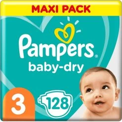 Pampers® Pampers Baby Dry Maat 3 - 128 Luiers Voordeelvepakking -Babyproducten Winkel 1193x1200 1