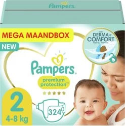 Pampers® Pampers - Premium Protection - Maat 2 - Mega Maandbox - 324 Luiers