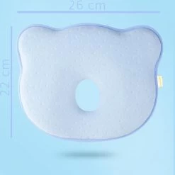 SIMIA™ Ergonomisch Babykussen Met Afneembare Hoes - Tegen Plat Achterhoofd - Hoofdkussen - Traagschuim Kussen - Memory Foam - Baby Steunkussen - Kraamcadeau - Blauw -Babyproducten Winkel 1198x1200 37