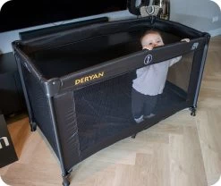 Deryan Believer Campingbedje - 120x60cm - Zwart -Babyproducten Winkel 1200x1010 1