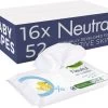 Neutral - Baby Billendoekjes - 48 X 52 = 2496 Stuks - 0% Parfum
