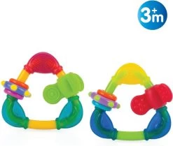 Nuby - Bijtspeelgoed - Bijtdriehoek - 3m+ -Babyproducten Winkel 1200x1013 3