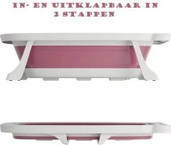 Babybadje - Peuterbadje - Opvouwbaar - Incl. Baby Badkussen - 84 Cm Lang - 0 Tot 3 Jaar - Roze -Babyproducten Winkel 1200x1022 1
