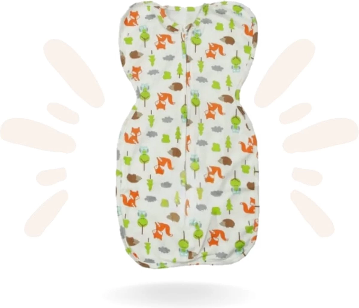 Kolaco - Inbakerslaapzak - BabySlaapzak - Swaddle Up - 0 - 3 Maand - 0.5 TOG - 3,5 - 6 Kg. 10 Kolaco - Inbakerslaapzak - BabySlaapzak - Swaddle Up - 0 - 3 Maand - 0.5 TOG - 3,5 - 6 Kg. - Afbeelding 10