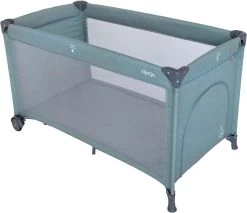 Prénatal Luxe Campingbedje Met Bodemmatras - Inclusief Draagtas - Inklapbaar Baby Campingbed - Met Wieltjes En Kruipluik - 120 X 60 Cm - Groen Melange / Nijntje -Babyproducten Winkel 1200x1036 1