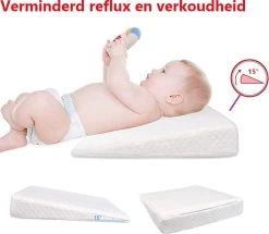Reflux Kussen RECHT – Hellend Kussen – Matrasverhoger – Wigkussen – Zwangerschapskussen – Zijslaapkussen – Slaapkussen Baby – Voedingskussen – Hoofdkussen Baby – Anti Reflux – Verhogend Kussen Baby – Kraamcadeau – Cadeautip -Babyproducten Winkel 1200x1044 2