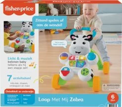Fisher Price Fisher-Price Loop Met Mij Zebra - Looptrainer 26 Fisher Price Fisher-Price Loop Met Mij Zebra - Looptrainer -Babyproducten Winkel 1200x1048 3