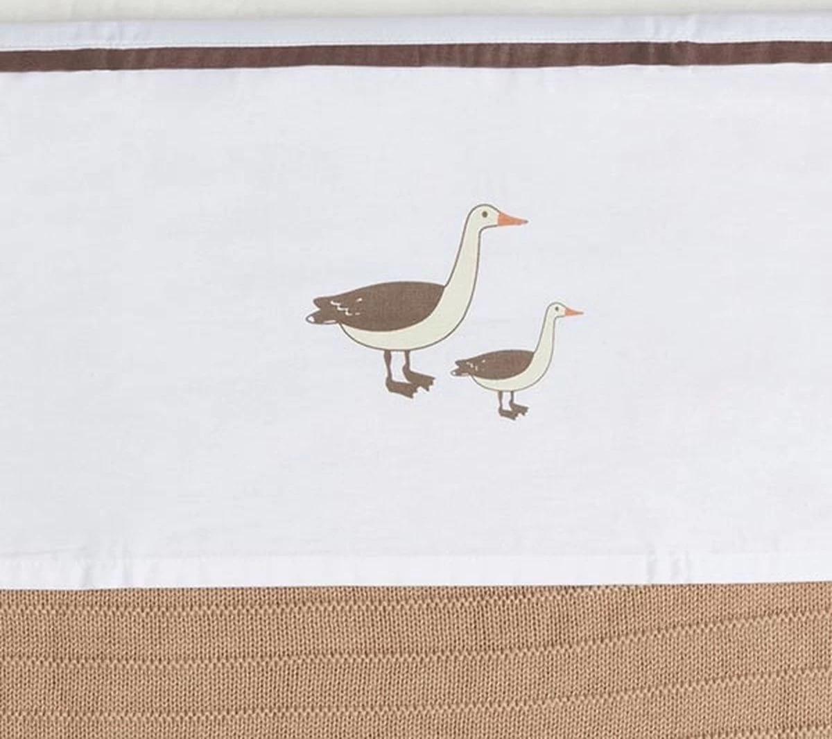Jollein Baby Laken Ledikant 120x150cm - Goose 2 Jollein Baby Laken Ledikant 120x150cm - Goose - Afbeelding 2