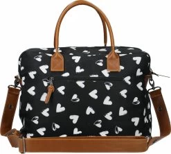 Kidzroom Black And White Luiertas - Zwart - Ophanglussen Kinderwagen - Verschoonmatje - Verstelbare Schouderband -Babyproducten Winkel 1200x1080 7