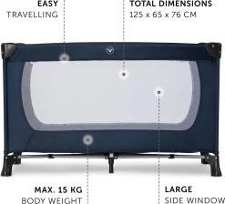Hauck Dream N Play Plus Campingbedje - Navy 19 Hauck Dream N Play Plus Campingbedje - Navy -Babyproducten Winkel 1200x1088 5