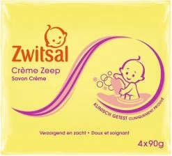 Zwitsal Creme Zeep 4x90GR -Babyproducten Winkel 1200x1089