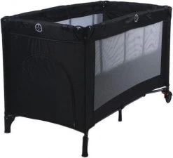 Ding Deluxe Black Campingbedje Incl. Bodemverhoger -Babyproducten Winkel 1200x1091