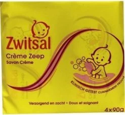 Zwitsal Creme Zeep 4x90GR -Babyproducten Winkel 1200x1110