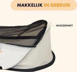 Deryan Infant BabyBox Campingbedje - Baby Klamboe - Cream -Babyproducten Winkel 1200x1117 5