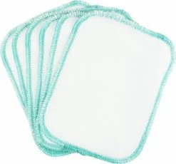 BilliesBox Snoetenpoetsers - Wasbare Doekjes - Zeegroen