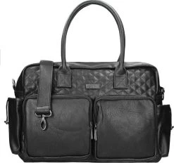 Kidzroom Vision Of Love Luiertas - Zwart - Verschoonmatje - Verstelbare Schouderband -Babyproducten Winkel 1200x1126 4