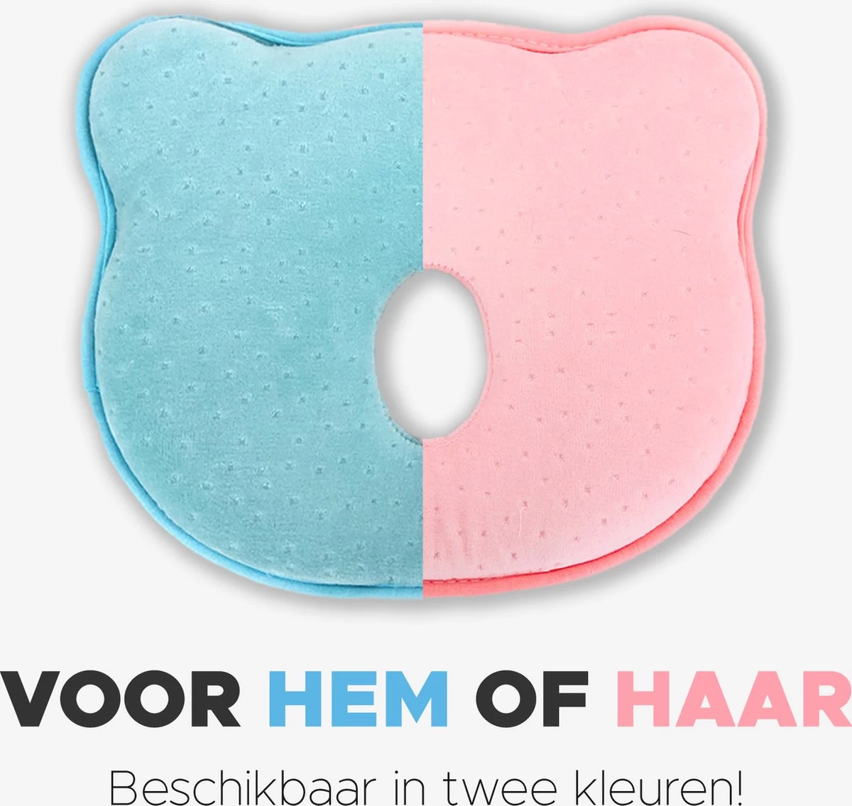 Baby Kussen Plat Hoofd - Slaapondersteuning Hoofdkussen - 0-12 Maanden - Orthopedisch - Inclusief E-book & Bestekset - Kraampakket - Kraamcadeau - Blauw 3 Baby Kussen Plat Hoofd - Slaapondersteuning Hoofdkussen - 0-12 Maanden - Orthopedisch - Inclusief E-book & Bestekset - Kraampakket - Kraamcadeau - Blauw - Afbeelding 3