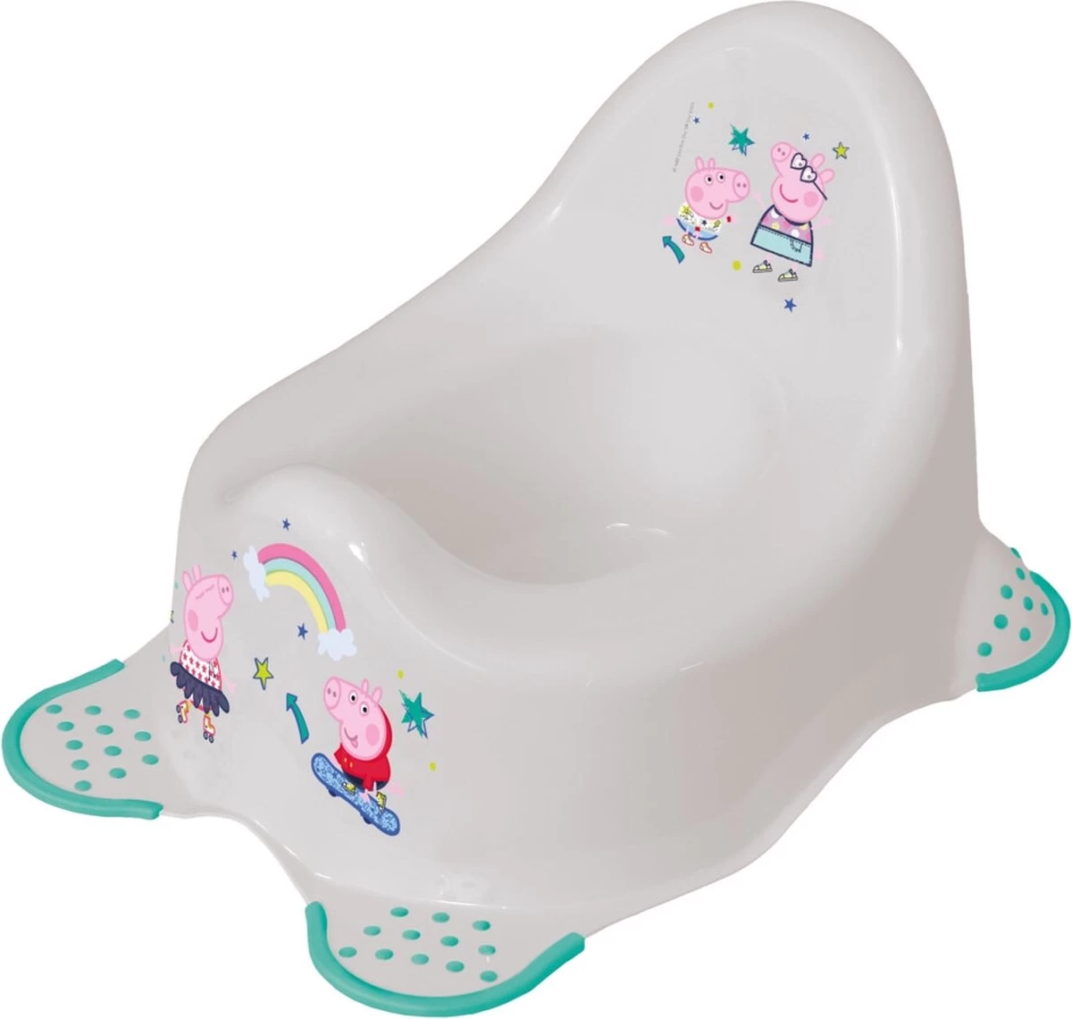 Keeeper Peppa Pig Plaspotje - Licht Grijs 1 Keeeper Peppa Pig Plaspotje - Licht Grijs