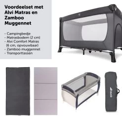 Hauck Dream N Play Plus Campingbedje Set - Met Matras En Muggennet - Grijs -Babyproducten Winkel 1200x1142 2
