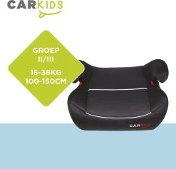 Carkids Auto Zitverhoger Grijs | Autostoeltje Groep 2-3 | Kinderen Van 3,5-12 Jaar | 15-36 Kg -Babyproducten Winkel 1200x1150 5