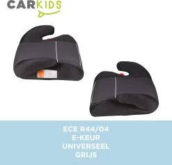 Carkids Auto Zitverhoger Grijs | Autostoeltje Groep 2-3 | Kinderen Van 3,5-12 Jaar | 15-36 Kg -Babyproducten Winkel 1200x1150 6